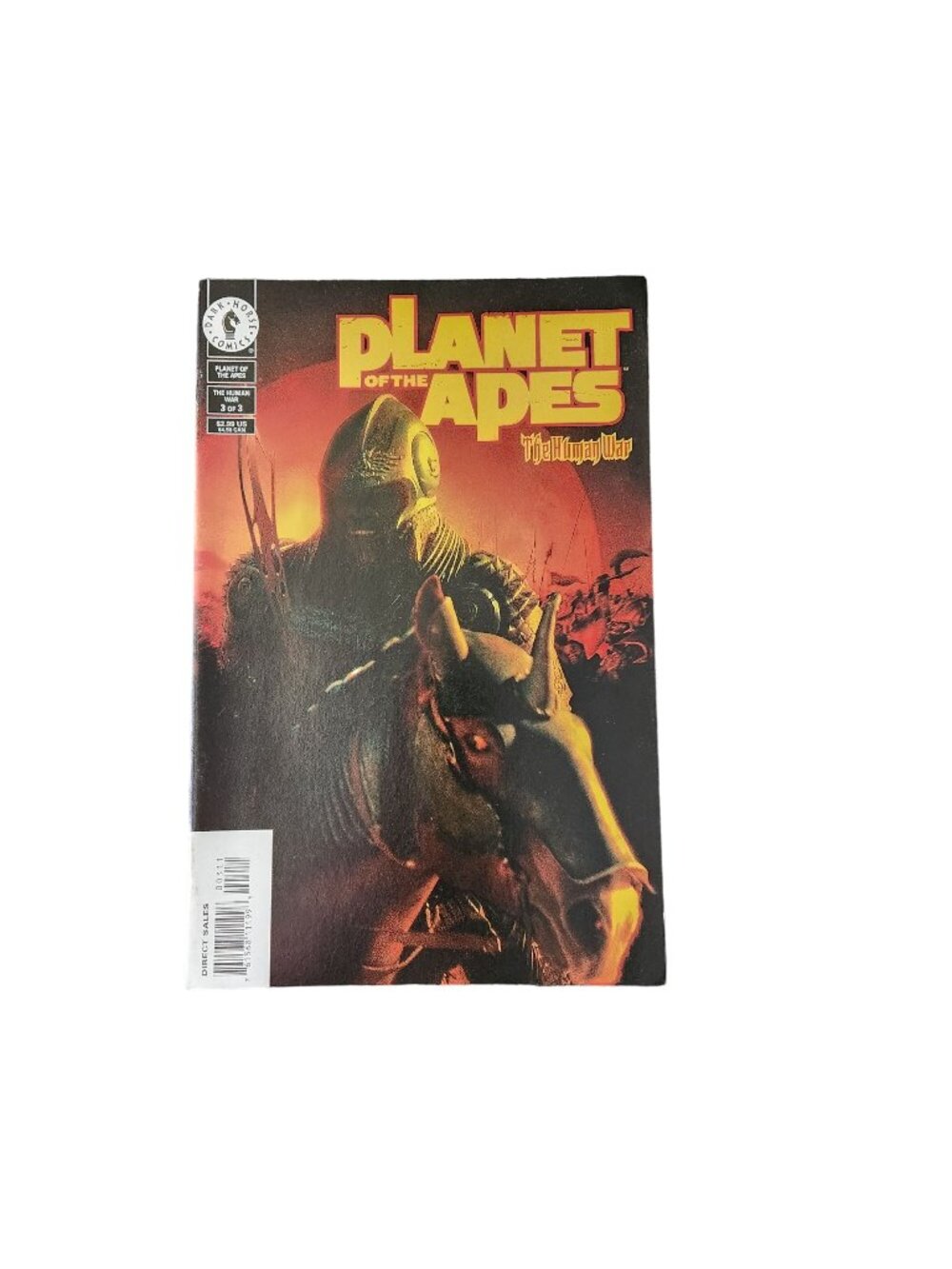 Dark Horse Planet Of The Apes Human War #3 2001 Comic Book Bagged Boarded